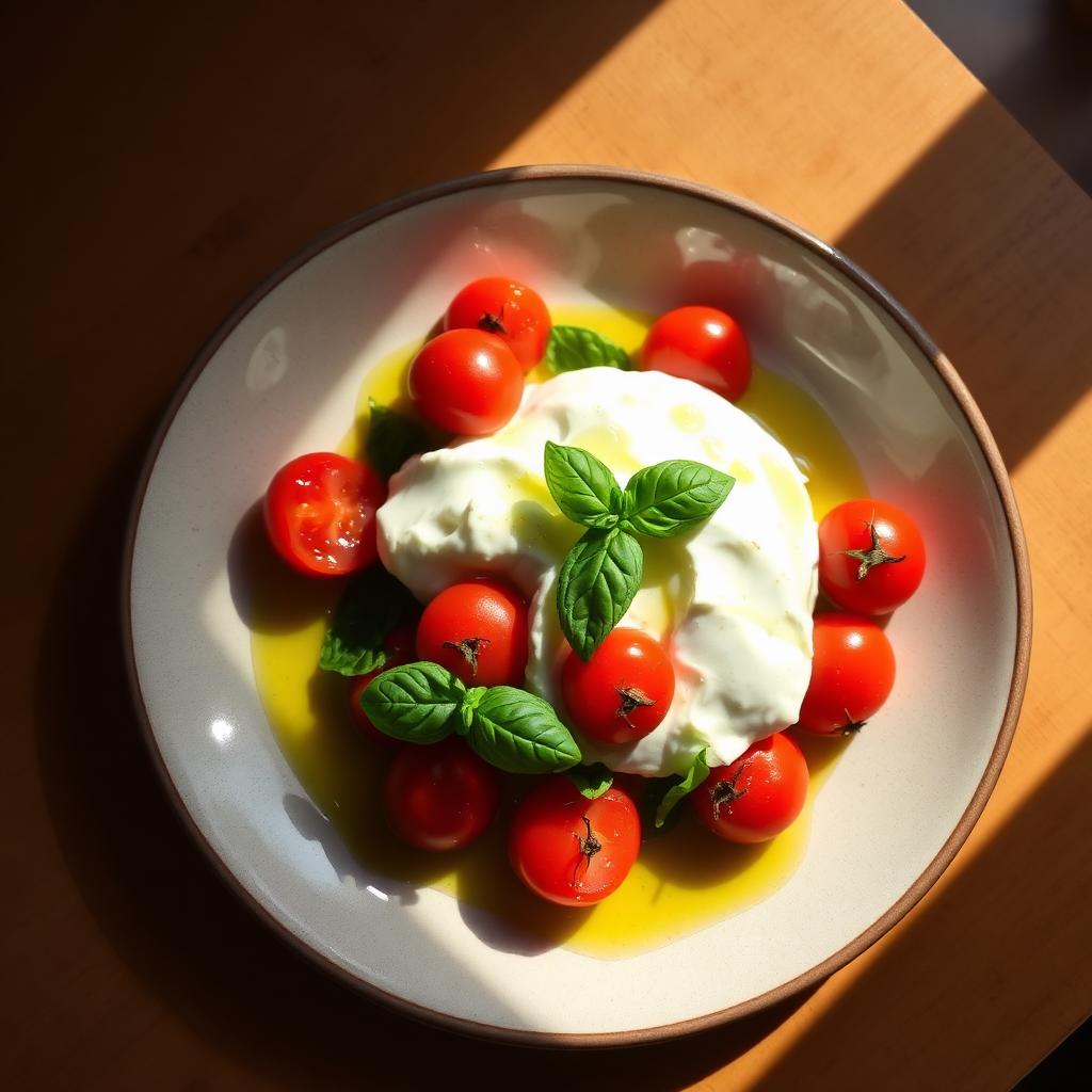 Burrata salad